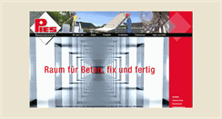 Desktop Screenshot of piesbetonsteinwerk.com